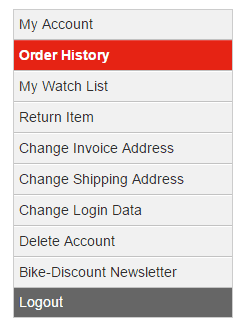 Как покупать на Bike-discount.de - отслеживание заказа