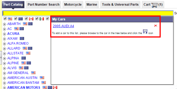 Как покупать на RockAuto.com - поиск деталей по модели автомобиля