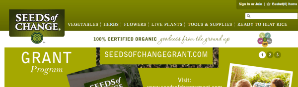 Где купить экологические семена в зарубежных интернет-магазинах - Seed of Change