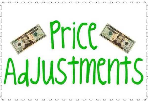 Нюансы Price Adjustment